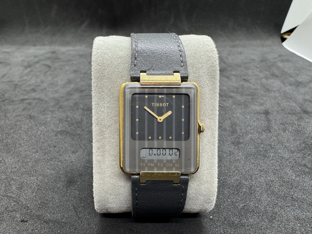Vintage Tissot Two Timer Analog Digital Quartz Watch | eBay