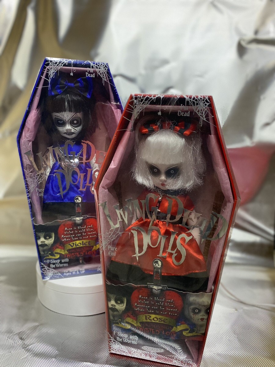 Living Dead Dolls Set-Twisted Love Rose & Violet New NIB 2009