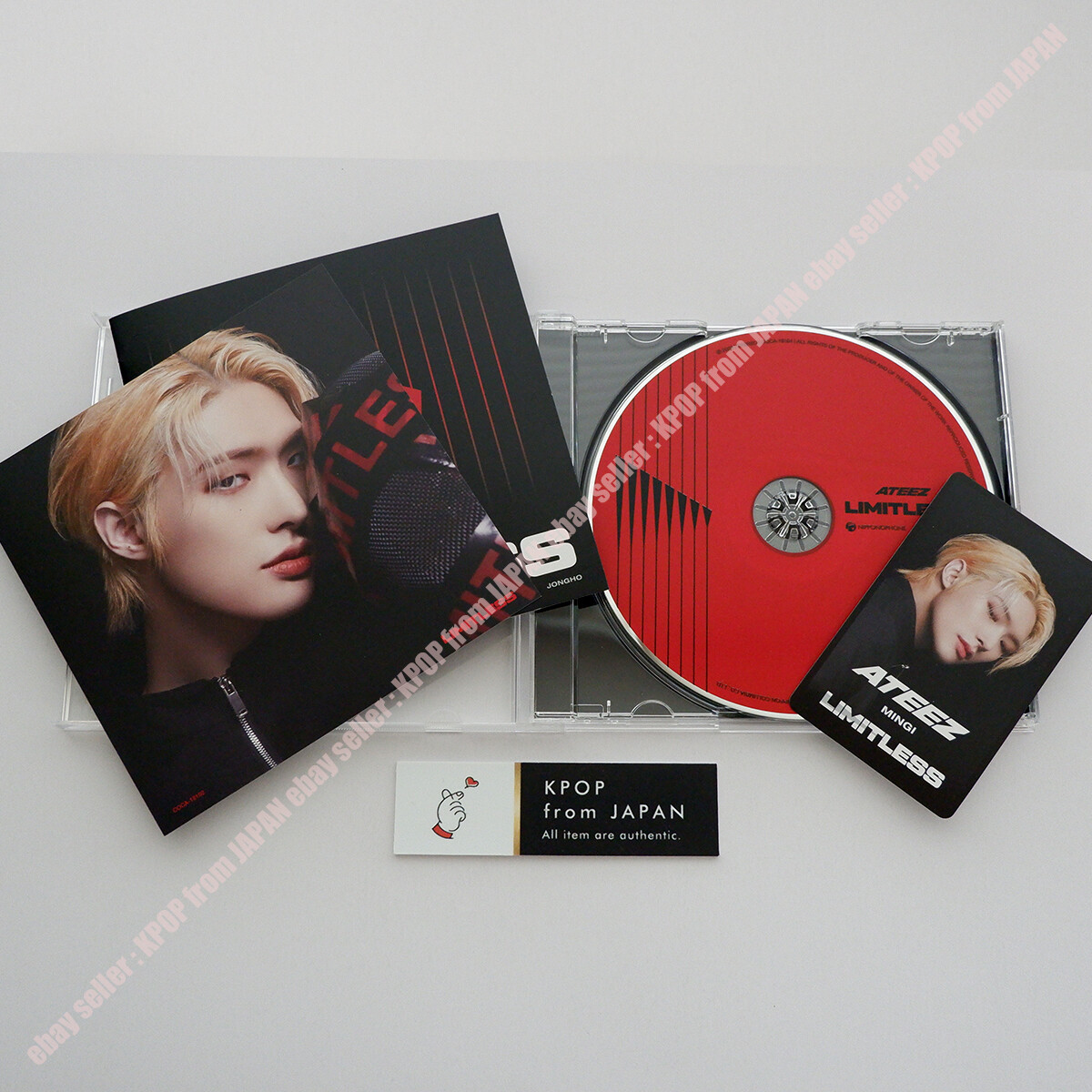 ATEEZ Limitless Official Changing jacket + Standard CD + HMV