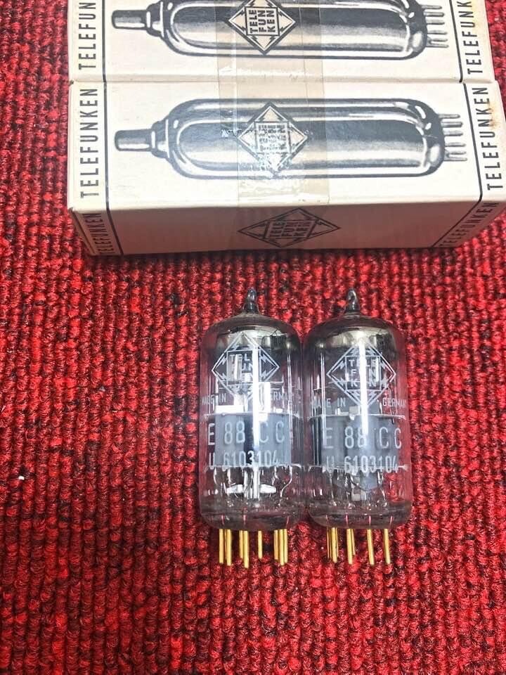 Telefunken E88CC Gold Pins 1960s Super Rare NOS NIB One Pair | eBay