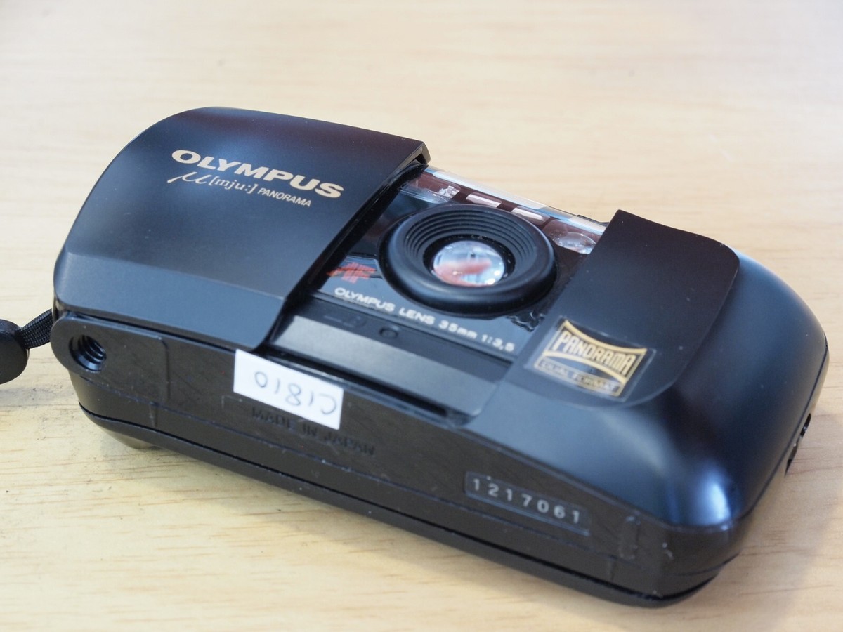 Olympus MJU I Panorama Quartz Date 35mm Compact Film Camera, Rare