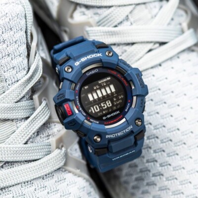Casio G-Shock GBD100-2 Blue G-Squad Bluetooth Mobile Link Fitness