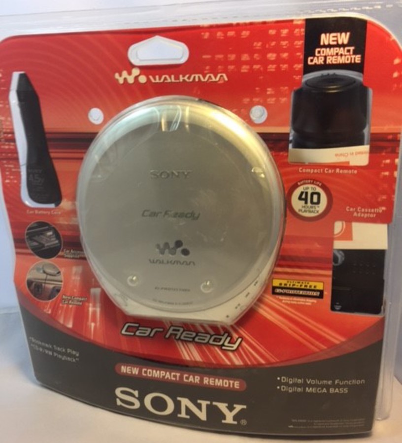 Sony DEJ368CK CD Walkman Portable CD Player with Car Kit (D