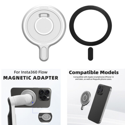 Magnetic Ring Gimbal Adapter For Insta360 Flow/Flow Pro For iPhone