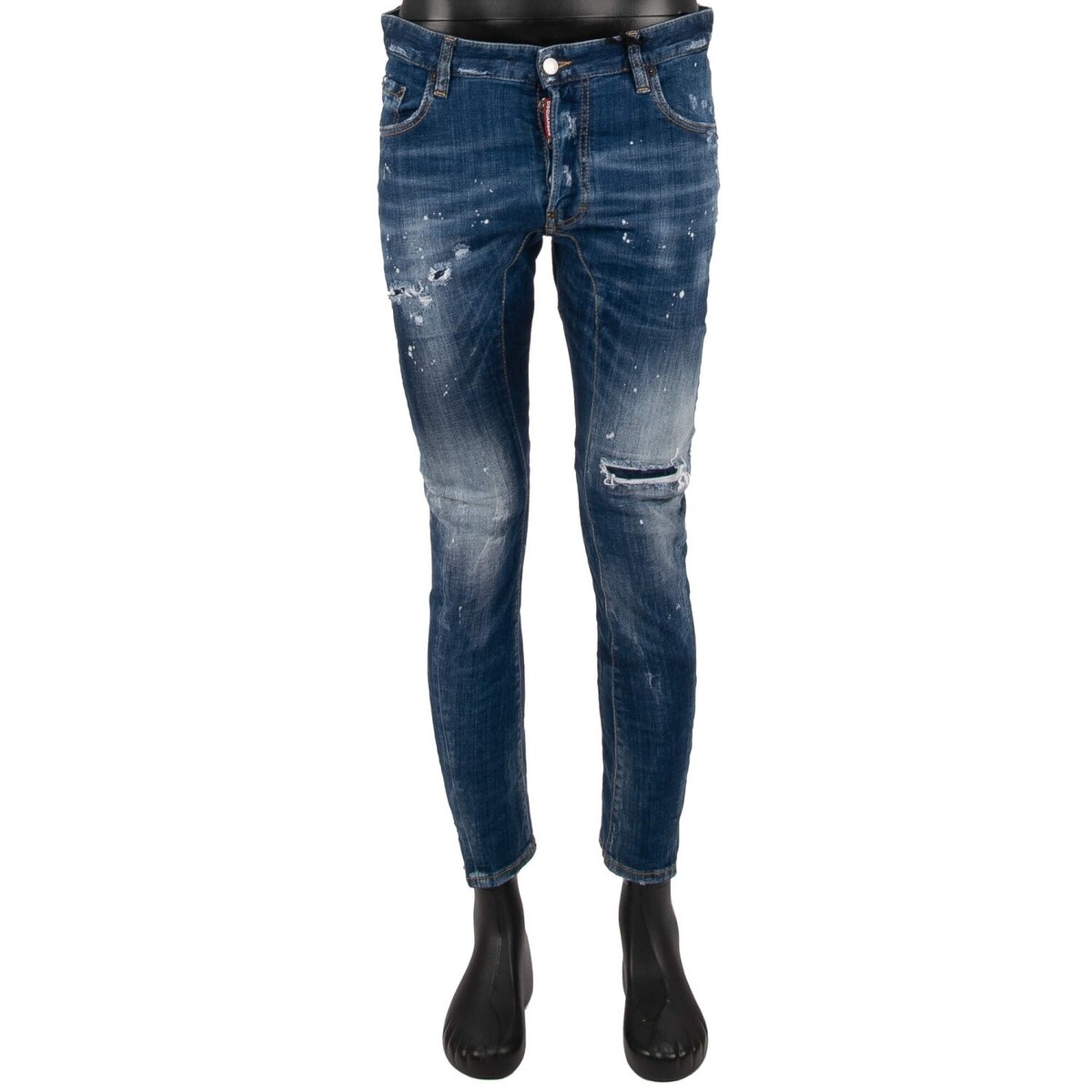 DSQUARED2 Distressed TIDY BIKER JEAN Dan Dean Jeans Pants Skinny