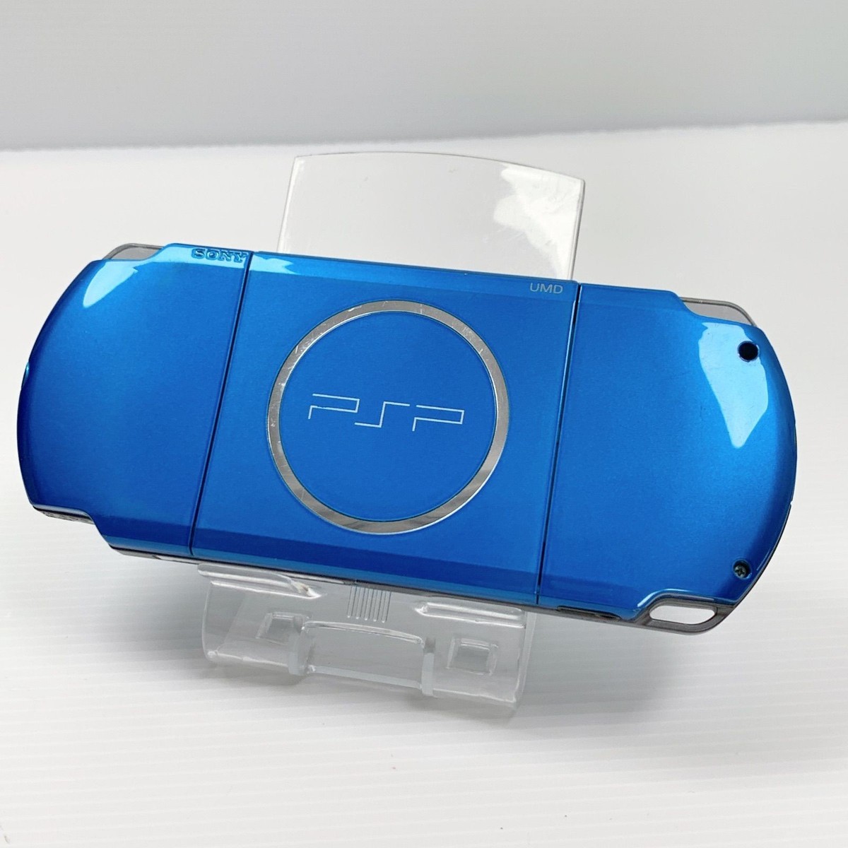 PSP Playstation Portable Vibrant Blue PSP 3000 VB Console USB