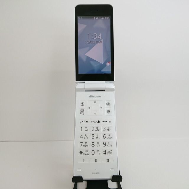 KYOCERA KY-42C White DIGNO KEITAI Red 8GB ANDROID FLIP PHONE