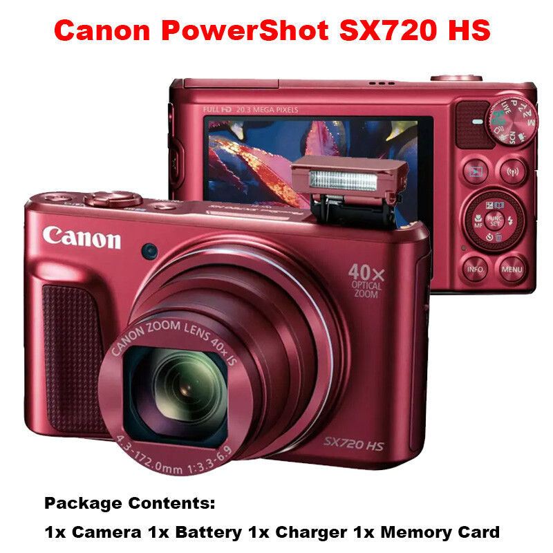 Canon PowerShot SX720 HS 20.3MP 40X Zoom Compact Digital Camera