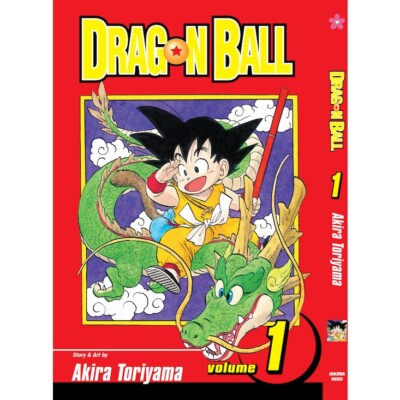 Dragon Ball Manga Red Cover English Version Volumes 1-10 All Set