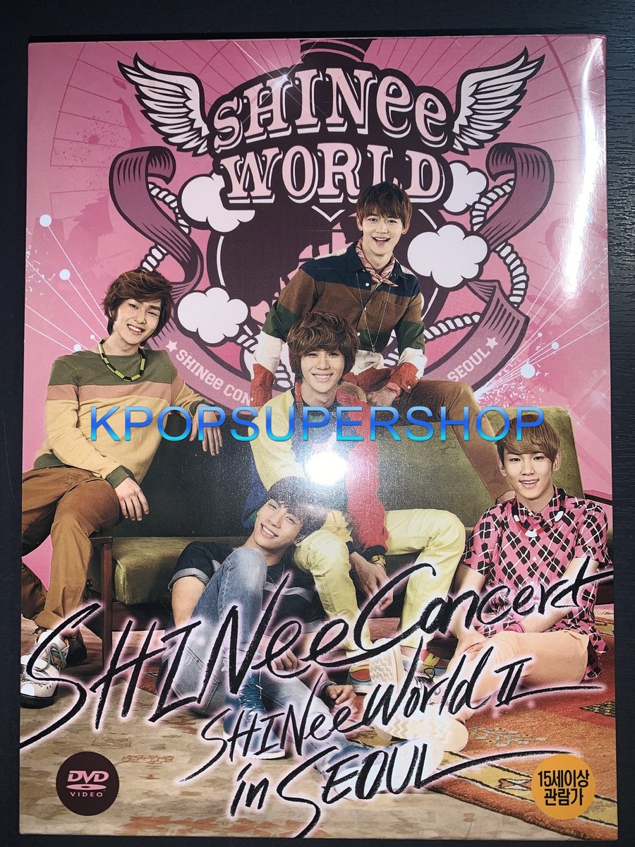 SHINee Live Concert SHINee World II in Seoul 2 DVD Postcards Rare