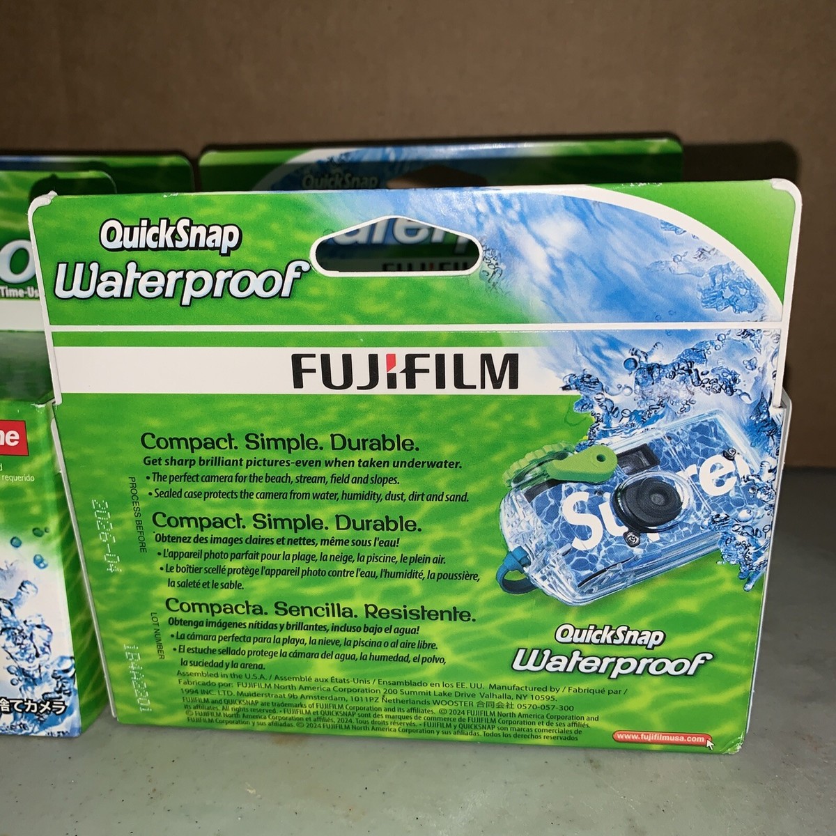 Supreme FujiFilm Waterproof Camera Blue New RARE | eBay