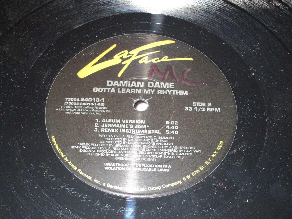 Damian Dame, Gotta Learn My Rhythm | eBay