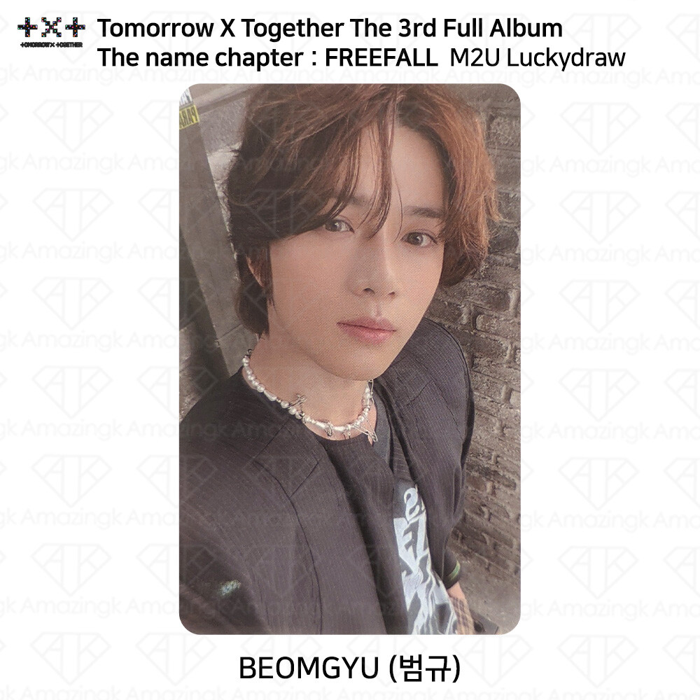 TXT Tomorrow X Together The name of Chapter FREEFALL Lucky draw