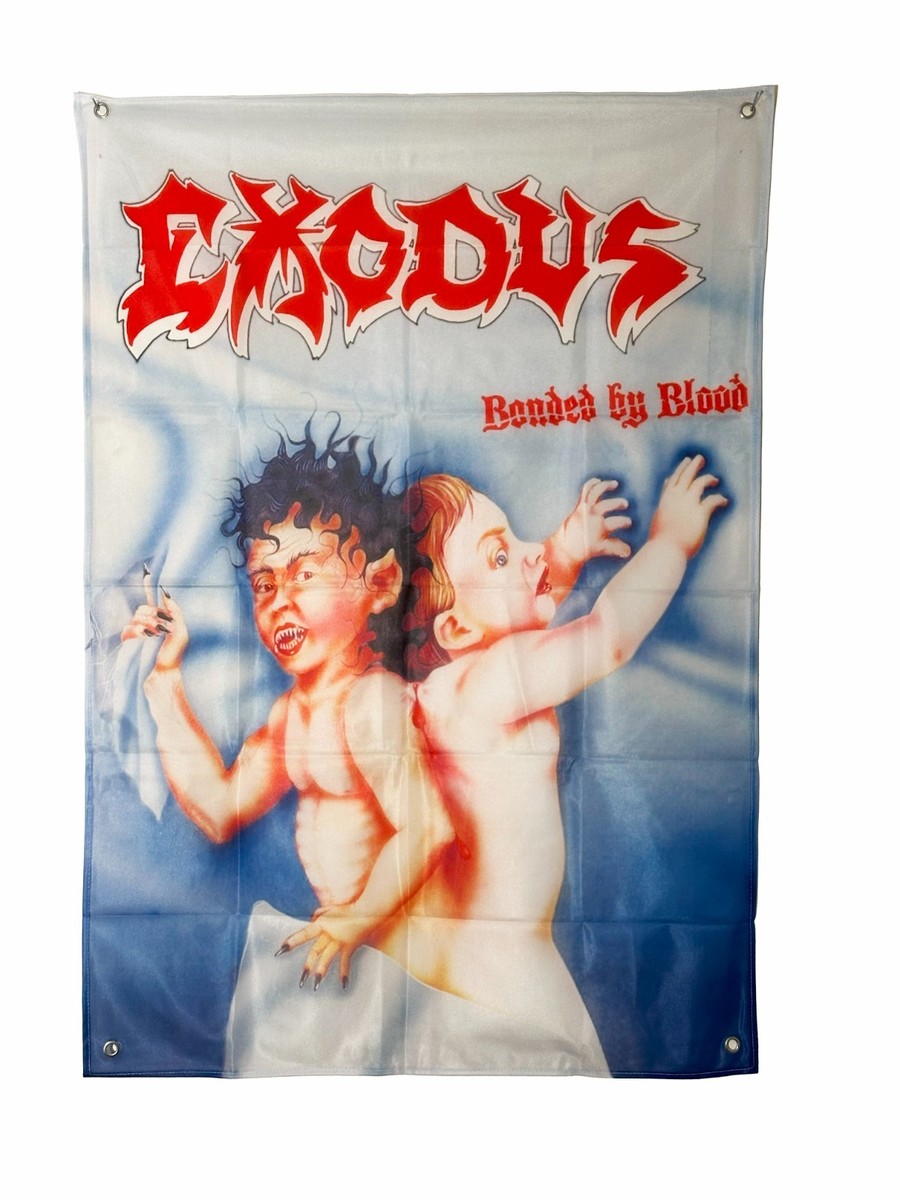 EXODUS Bonded By Blood LP 40th Anniversary Edition Onyx Vinyl +