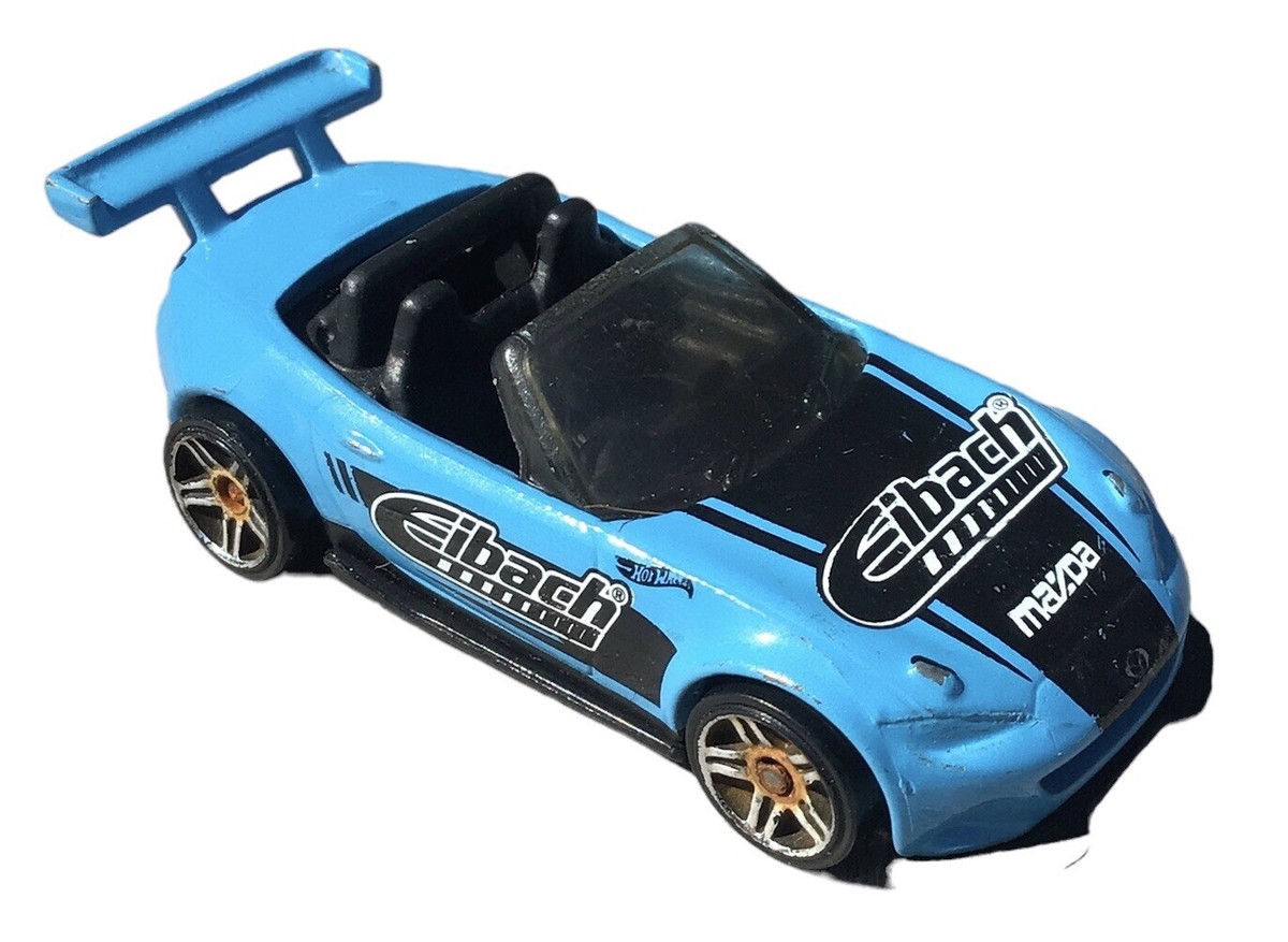 Hot Wheels '15 Mazda MX-5 Miata DHP05 Toy Race Car Blue | eBay