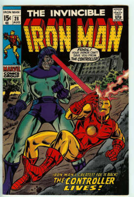IRON MAN #28 8.0 // CONTROLLER APPEARANCE MARVEL COMICS 1970 | eBay