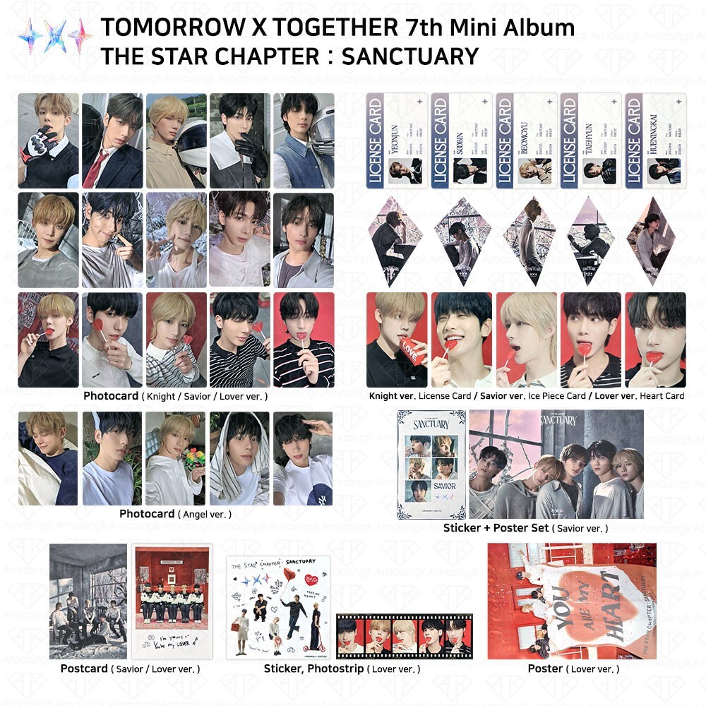 TXT 7th Mini Album The Star Chapter : SANCTUARY Standard Angel ver