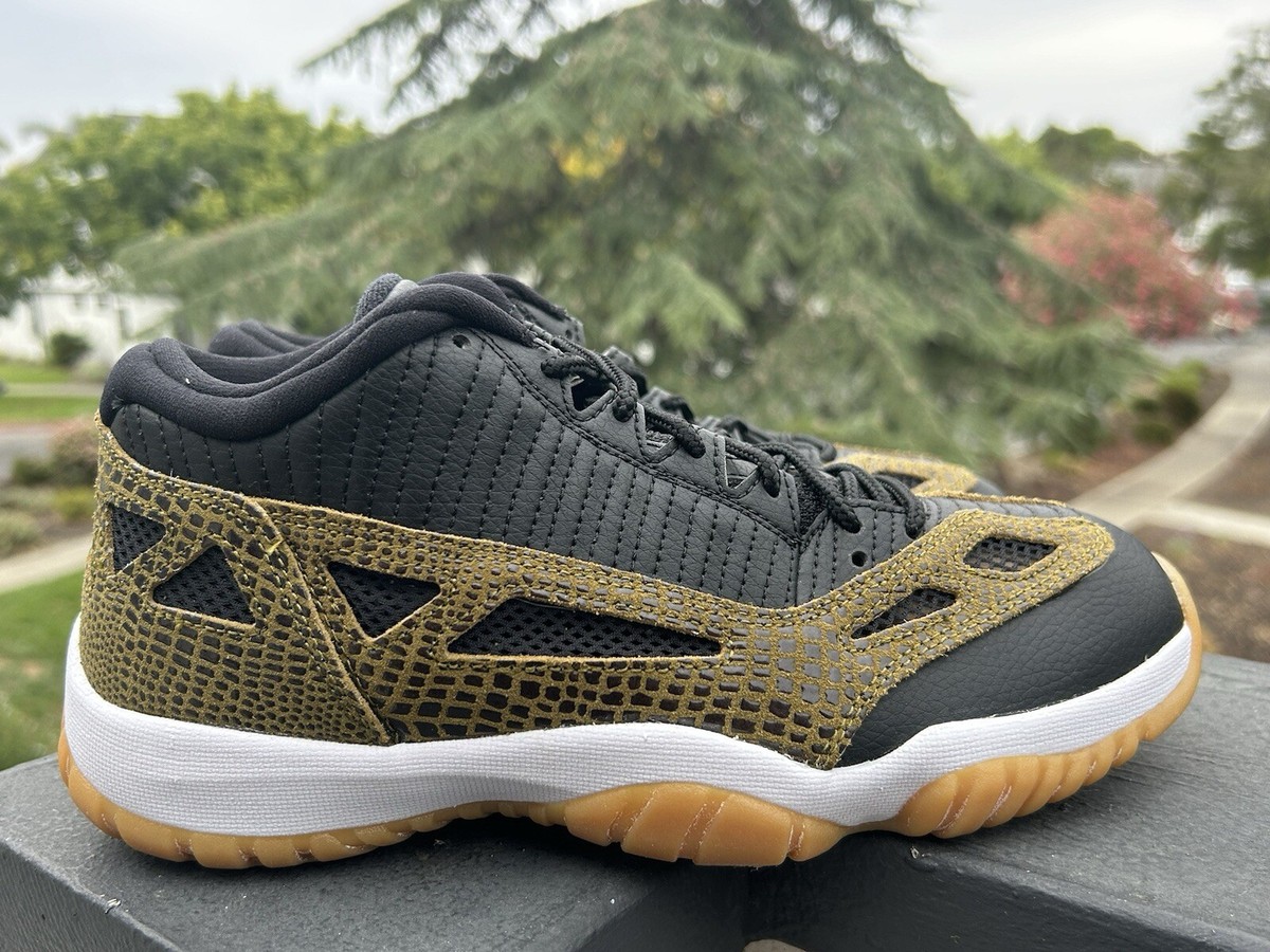 Nike Air Jordan Retro 11 XI IE Black Gum Croc Snakeskin Snake