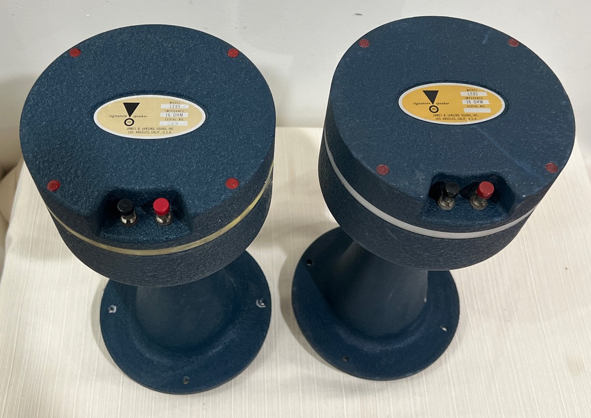 JBL LE85 Drivers & H91 Horns 16 Ohms Blue Speakers Olympus Apollo