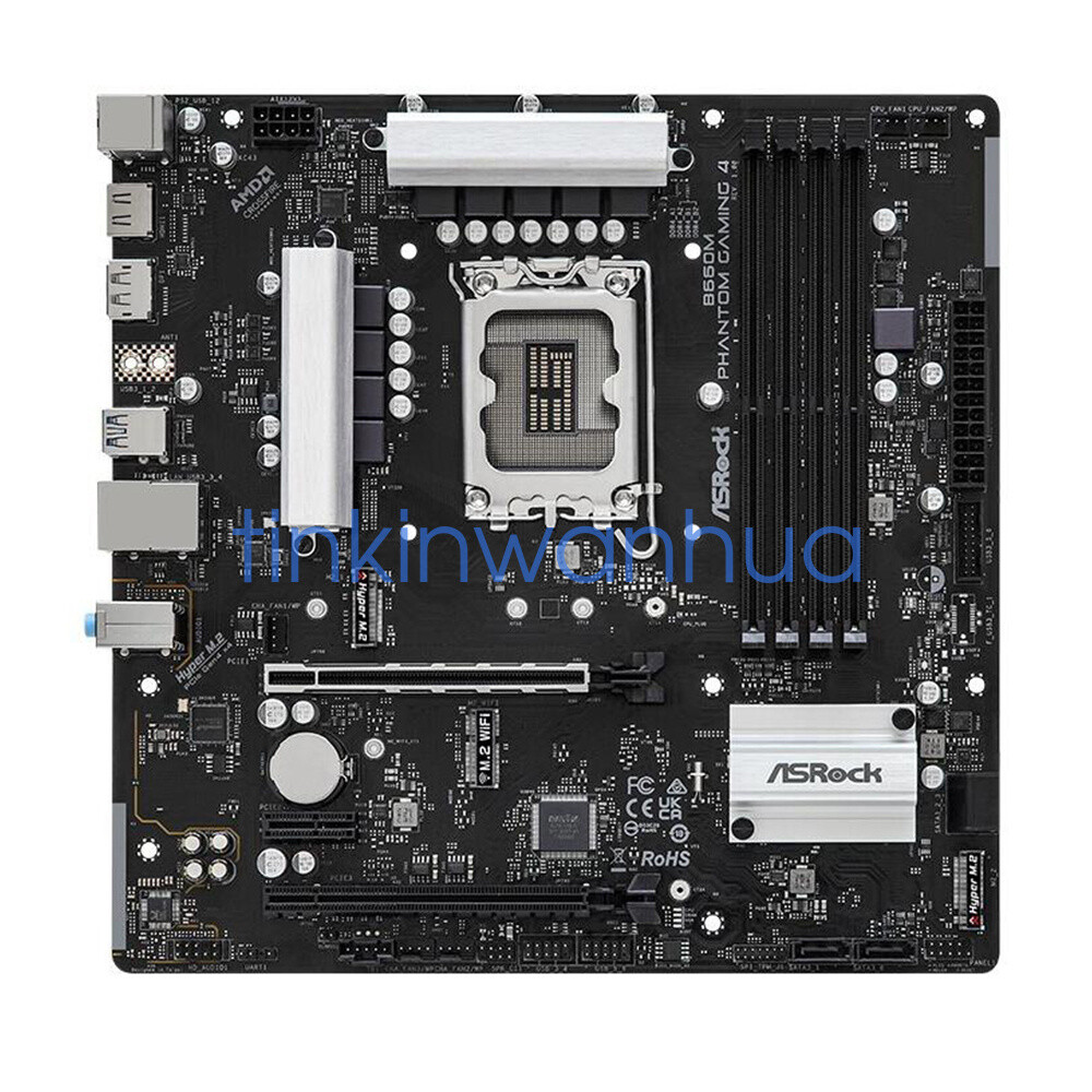 For ASRock B660M Phantom Gaming 4 LGA 1700 DDR4 2×M.2 4×SATA III
