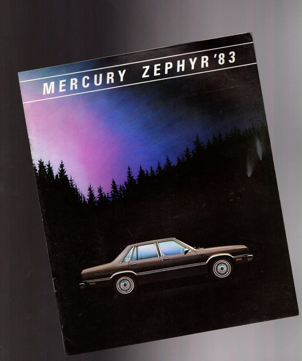 1983 Mercury ZEPHYR Brochure/Catalog: Z-7, GS, G7 | eBay
