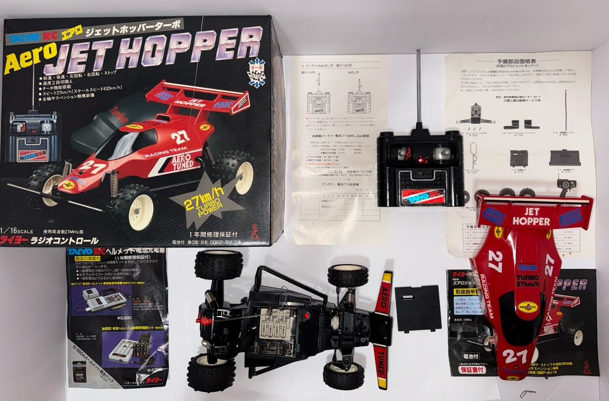 Tyco Turbo Hopper Taiyo Jet Hopper Rc Buggy Complete With Radio