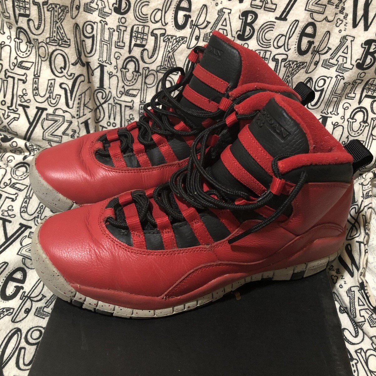 Air Jordan 10 Retro 30th BG, Gym Red — SIZE 5.5Y | eBay