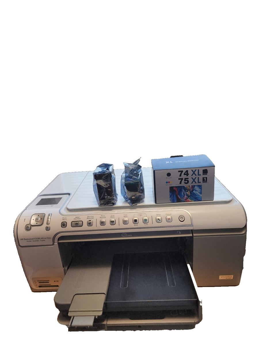 HP Photosmart C5280 All-In-One Inkjet Printer for sale online | eBay