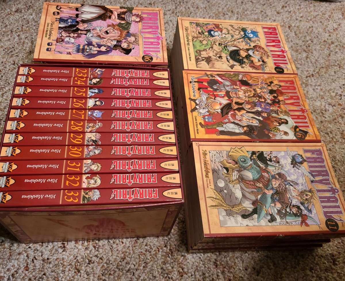 Fairy Tail Manga Collection Box Set English New Vol. 1-33 Bundle