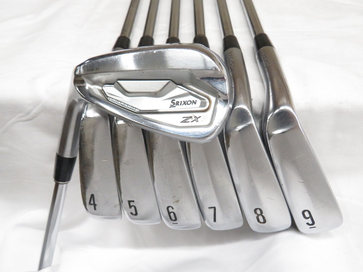 Used LH Srixon ZX5 MKII Iron Set 4-PW Project X 6.0 Stiff Flex