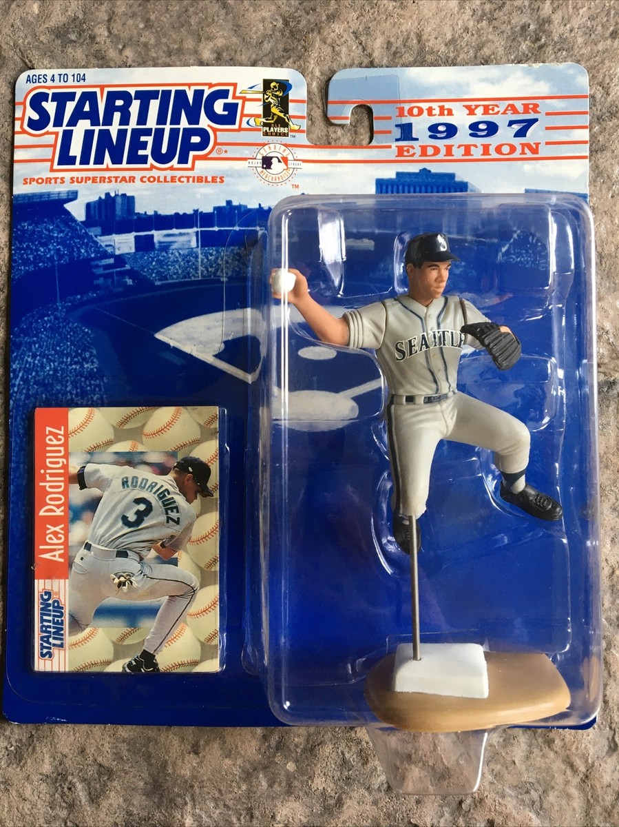 1997 Starting Lineup ALEX RODRIGUEZ Baseball Figure & Card Seattle