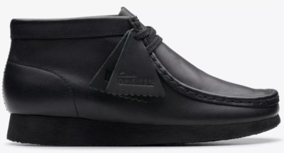 Clarks Wallabee Boot - 26168041 - KIDS / JUNIORS (BLACK LEATHER