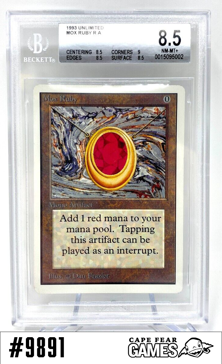 マジック：ザ・ギャザリング Mox Ruby 2ED Power9 MTG Mox Ruby