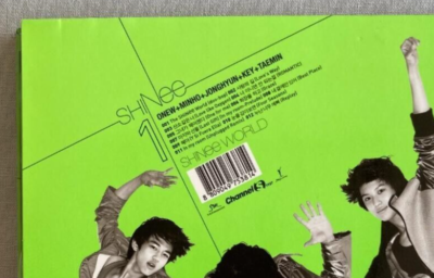 SHINee WORLD THE FIRST ALBUM A ver. CD Booklet 1st 2008 Official