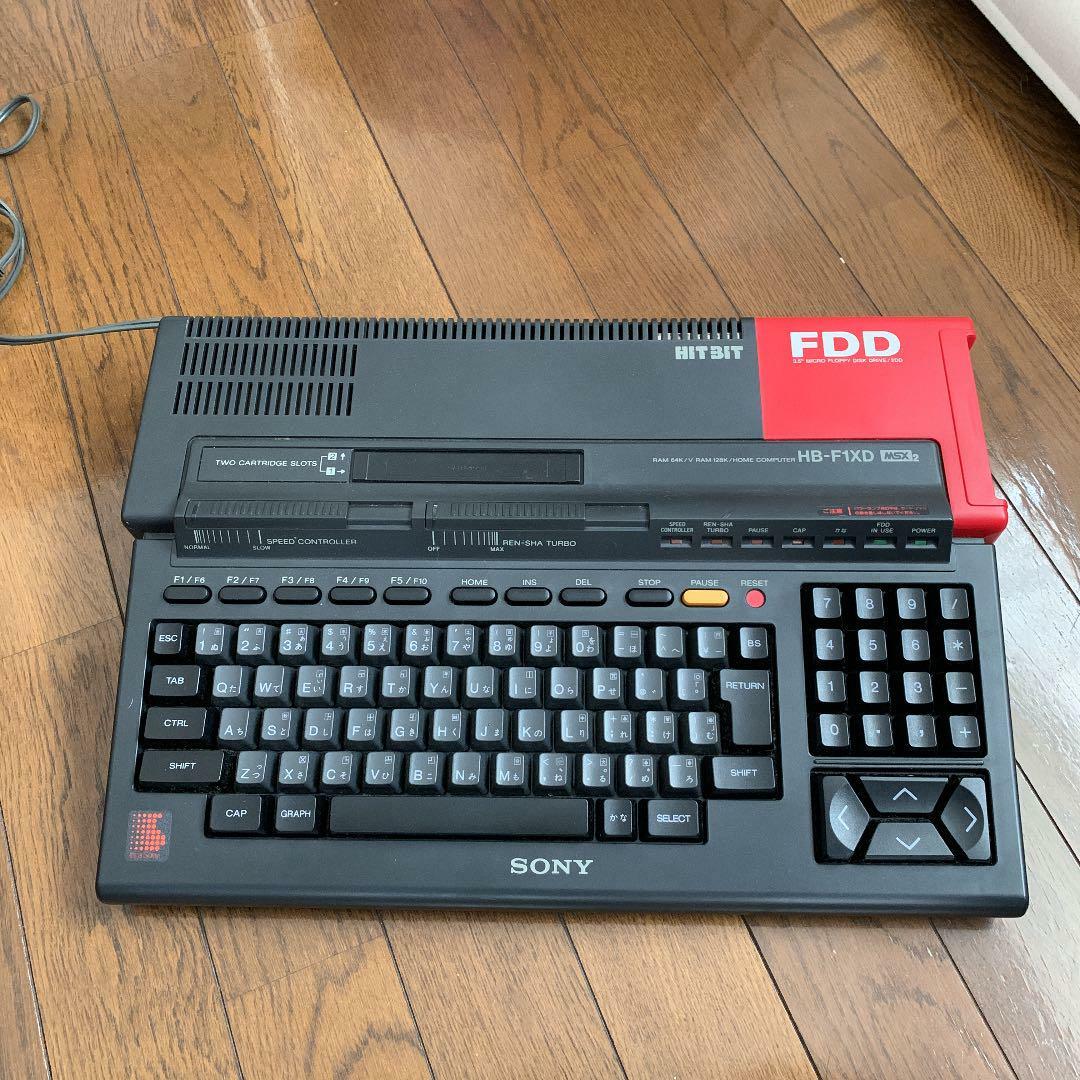 SONY MSX2 HB-F1XD Retro game computer Energization check japan | eBay