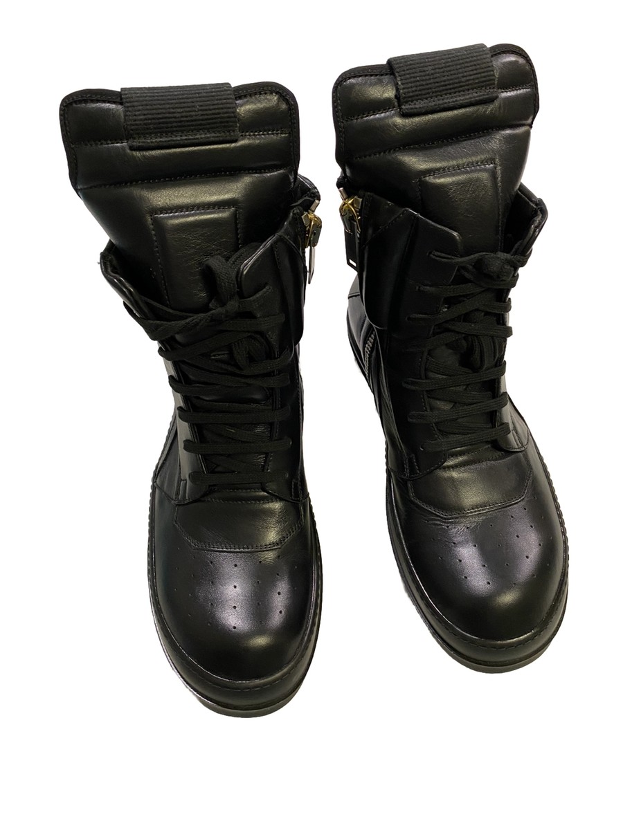 RICK OWENS TRIPLE BLACK GEOBASKET SHOES 2013 | eBay