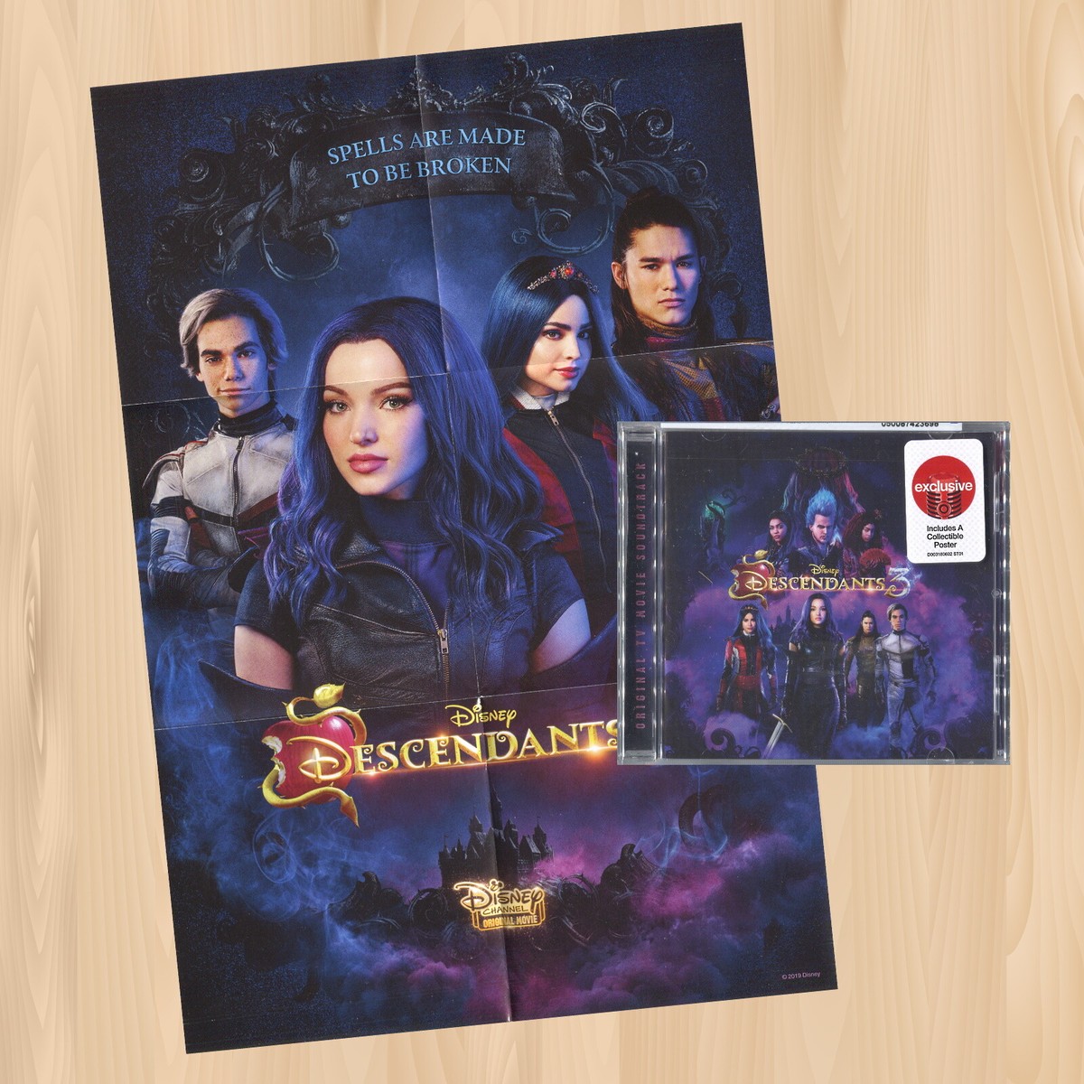 POSTER---- Disney DESCENDANTS 3 Original TV Movie Soundtrack