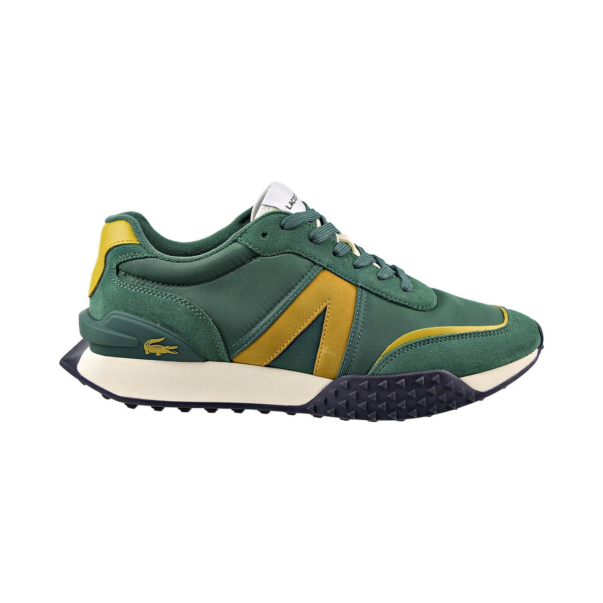 Lacoste L-Spin Deluxe Men's Textile Accent Trainers Shoes Green 7