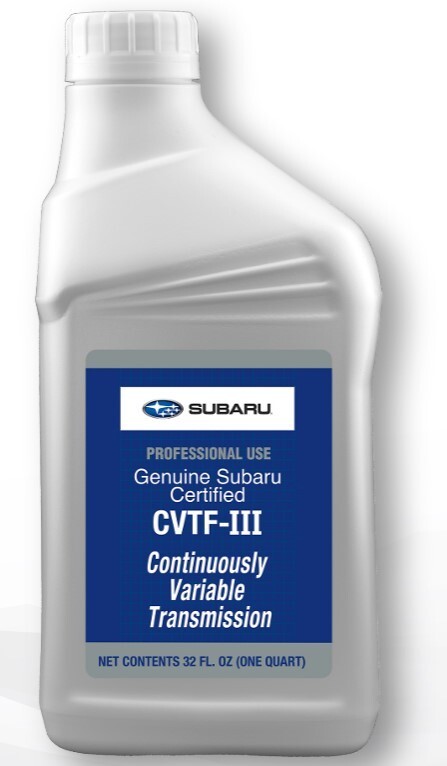 Subaru CVTF-III Transmission Fluid SOA427V2610 OEM AUTO 1 Quart