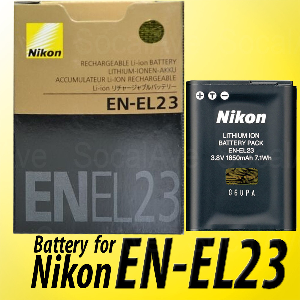 Brand New Nikon EN-EL23 Battery 3.8V for Coolpix P610s P900 P900s