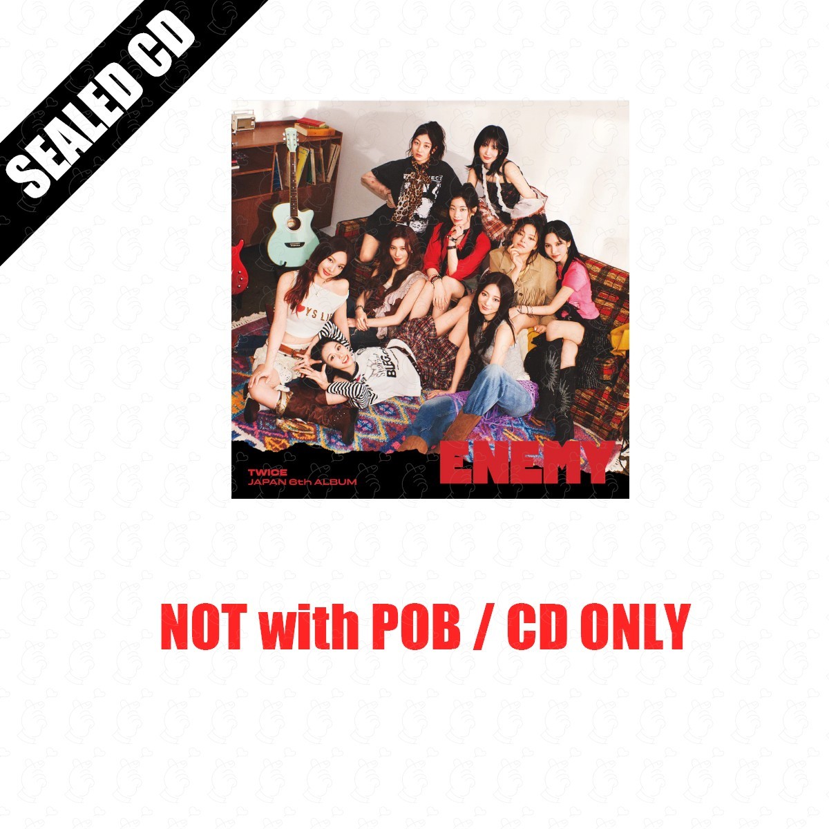 TWICE JAPAN ALBUM ENEMY ALL TYPE SEALED CD ONCE JAPAN SOLO CD JYP