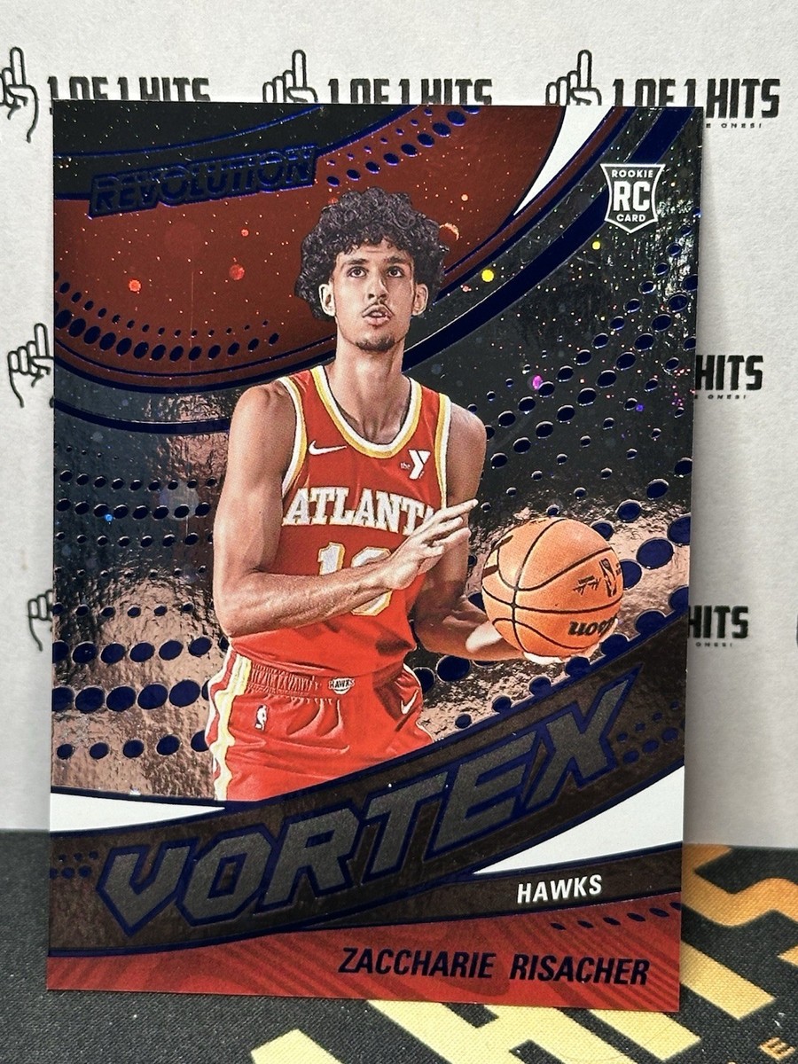 2024-25 Revolution Zaccharie Risacher Vortex /285 Rookie Blue