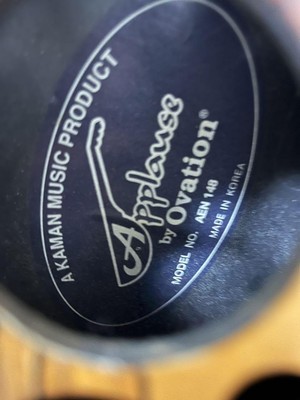 Acoustic Guitar Applause by Ovation AEN148 Sunburst Made in Korea