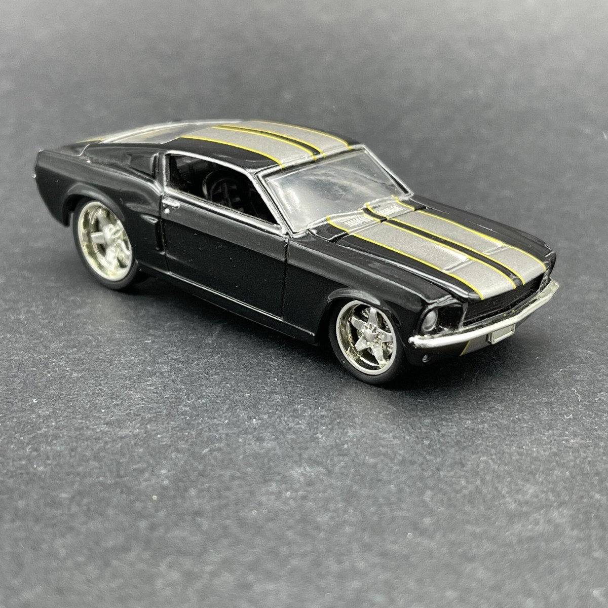JL Full Throttle Foose 1967 67 Ford Mustang Black Car Stripes