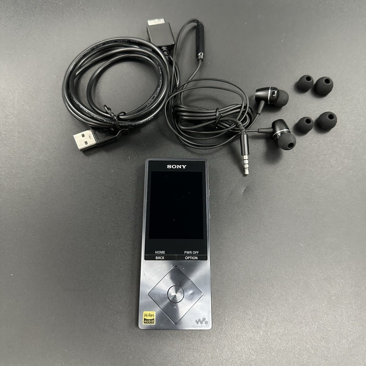 SONY NW-A26 WALKMAN DIGITAL MUSIC PLAYER Black 32GB Hi-Res Tested