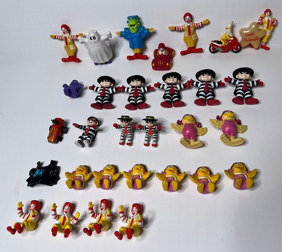 Vintage Lot Of 30 Mcdonalds Happy Meal Halloween Toys 1995