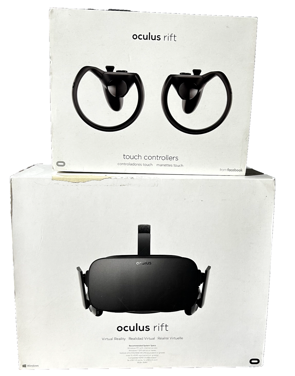 Oculus Rift CV1 VR Virtual Reality Headset & Touch Controllers