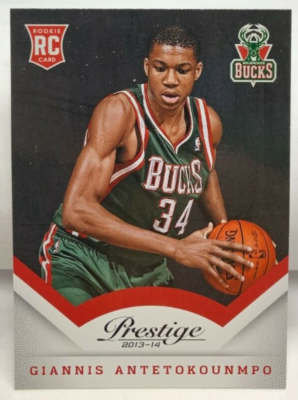 Giannis Antetokounmpo 2013-14 Panini Prestige RC Rookie Card #175