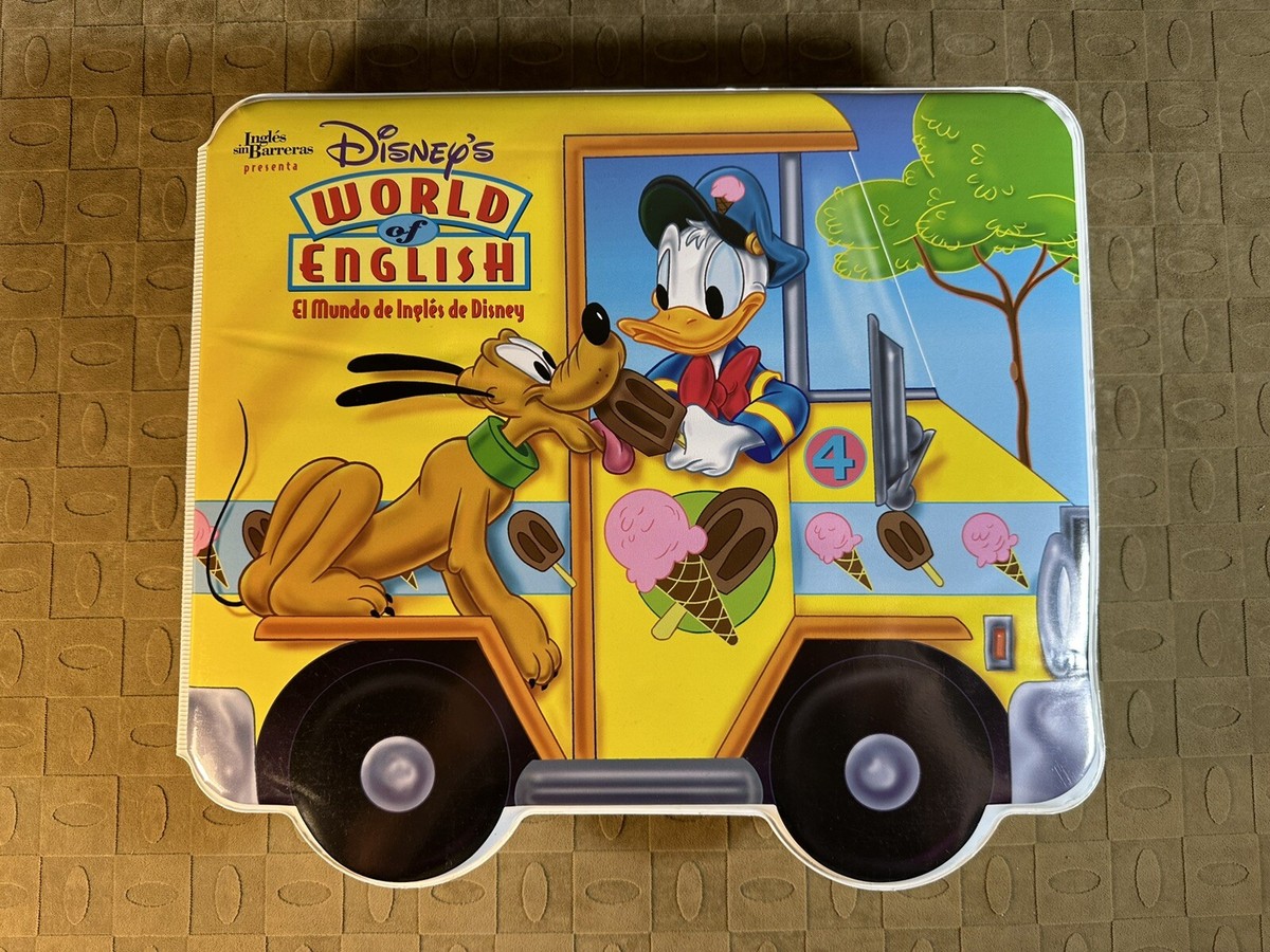 INGLES SIN BARRERAS Disneys World of English Vhs/CD's/Books