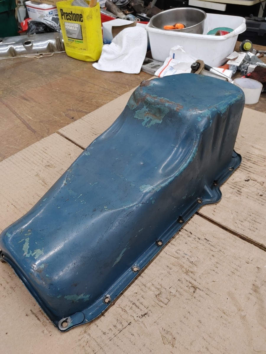 1980 81 82 83 84 85 GM 350 SBC Small Block Chevy Oil Pan Passenger